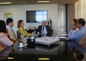 Reunião com desembargador Eurípedes Lamounier