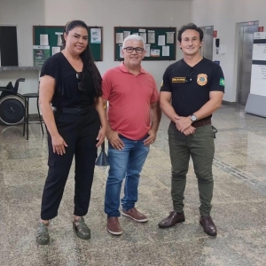 Diretores do SINDOJUS fazem visita aos Oficiais de Justiça da Comarca de Porto Nacional