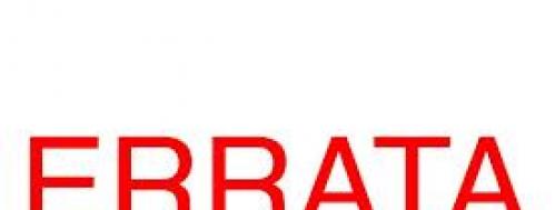 ERRATA