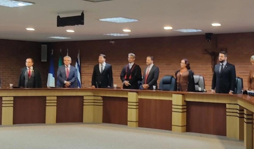 O Presidente do SINDOJUS TOCANTINS, Hugo Corrêa, marcou presença na Abertura do Ano Judiciário do TJ-TO.