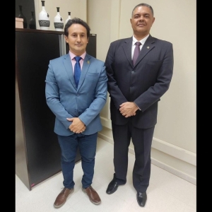O Presidente do SINDOJUS TOCANTINS, Hugo Corrêa, realizou visita de cortesia ao magistrado Dr. José Ribamar Mendes Júnior