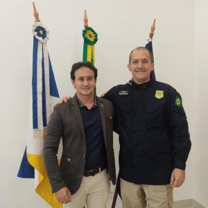 O Presidente do SINDOJUS TOCANTINS fez visita institucional ao Inspetor Alonso Trindade, Superintendente da PRF-TO.