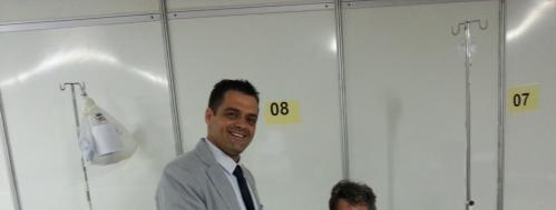 Oficial de Justiça internado no HGP