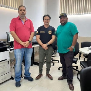 Presidente do SINDOJUS TOCANTINS, Hugo Corrêa, realizou visita aos Oficiais de Justiça da Comarca de Colinas do Tocantins.