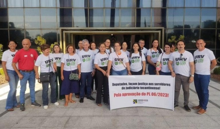 Servidores em MOBILIZAÇÃO na Assembléia Legislativa em prol da aprovação do PL 06/2023!